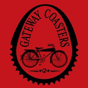 Gateway Coasters STL Vintage Bicycles Logo